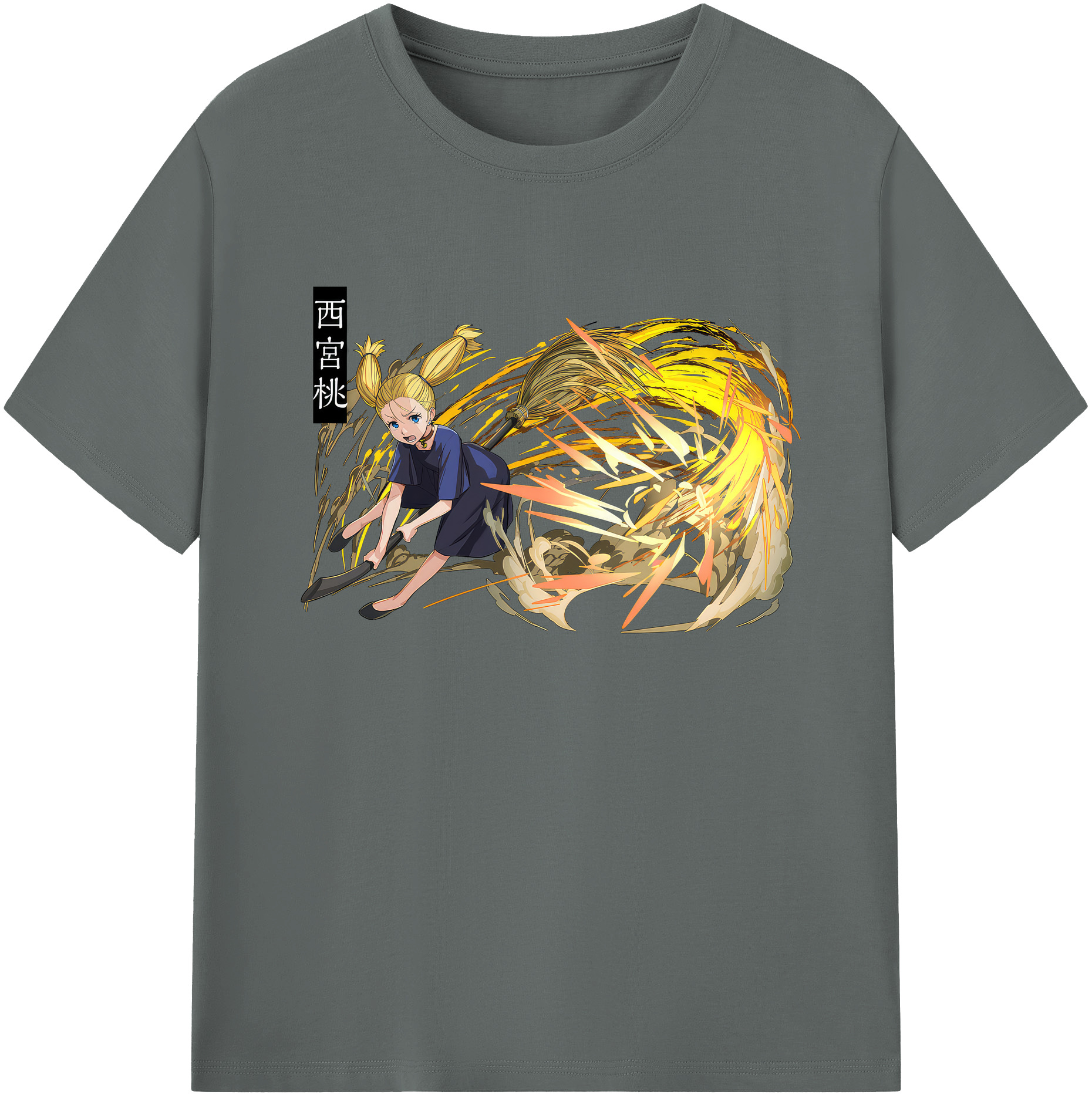 （画像用） 呪術廻戦 Jujutsu Kaisen 綿100％ メンズ半袖Tシャツ｜肌触りやわらか＆通気性